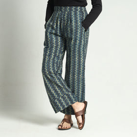 Buy Ajrakh Block Printed Cotton Elasticated Palazzo Online at iTokri.com