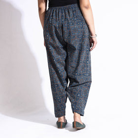 Buy Ajrakh Block Print Cotton Elasticated Salwar Online at iTokri.com