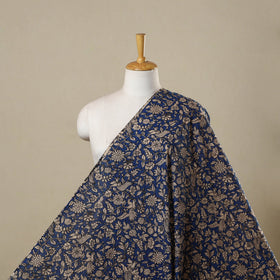 Printed cotton kalamkari fabric 04 - handcrafted