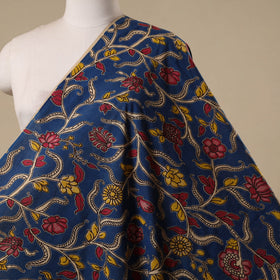 Printed cotton kalamkari fabric 16 - handcrafted