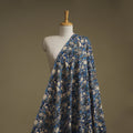 Printed cotton kalamkari fabric 17 - handcrafted