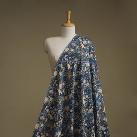 Printed cotton kalamkari fabric 17 - handcrafted