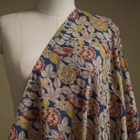 Printed cotton kalamkari fabric 20 - handcrafted