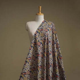 Printed cotton kalamkari fabric 20 - handcrafted