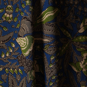 Printed cotton kalamkari fabric 22 - handcrafted