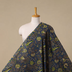 Printed cotton kalamkari fabric 22 - handcrafted