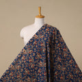 Printed cotton kalamkari fabric 24 - handcrafted