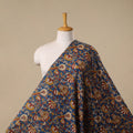 Printed cotton kalamkari fabric 38 - handcrafted
