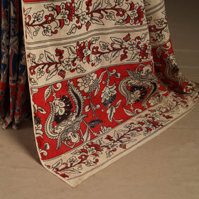 Blue - printed cotton nellore kalamkari saree 69