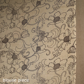 Blue - printed cotton nellore kalamkari saree 69