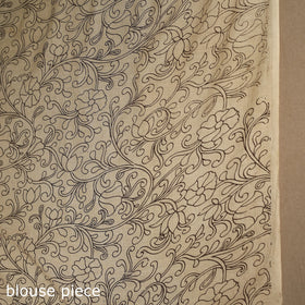 Blue - printed cotton nellore kalamkari saree 85