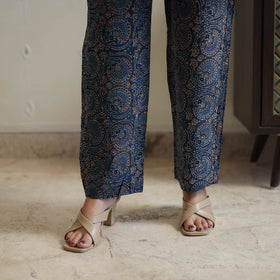 Blue - printed cotton co-ord set 03 - handcrafted