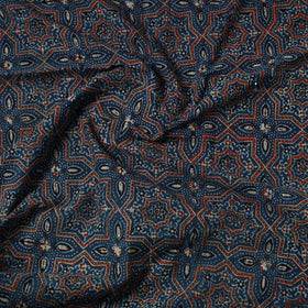 Ajrakh Block Printed Cotton Precut Fabric (1.7 meter) 09 