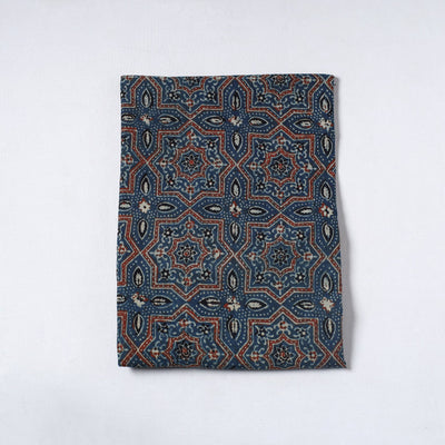  Ajrakh Block Printed Cotton Precut Fabric (1.7 meter) 09 