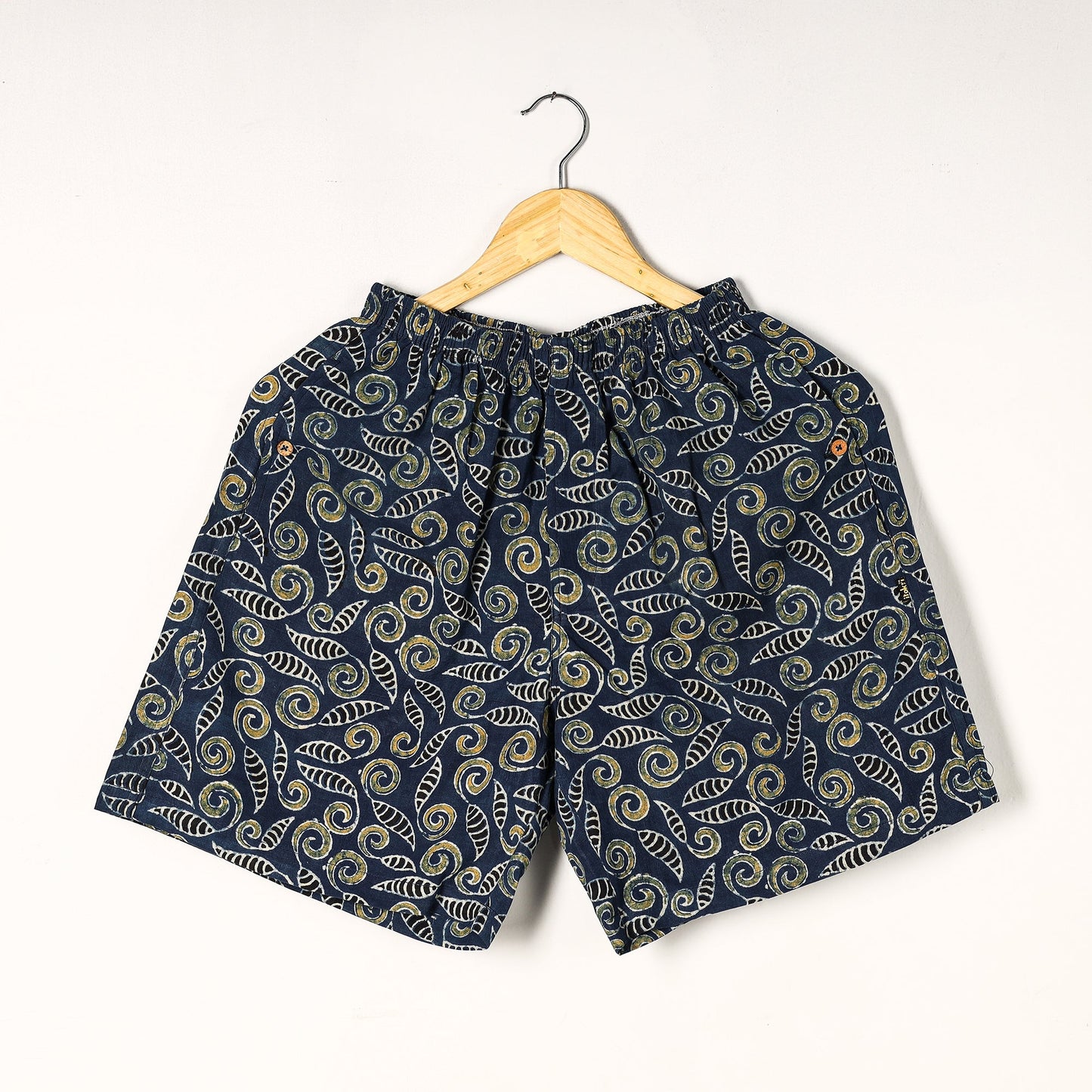  Ajrakh Block Printed Cotton Unisex Boxer/Shorts 