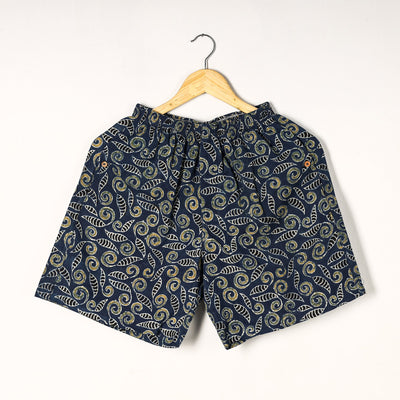  Ajrakh Block Printed Cotton Unisex Boxer/Shorts 