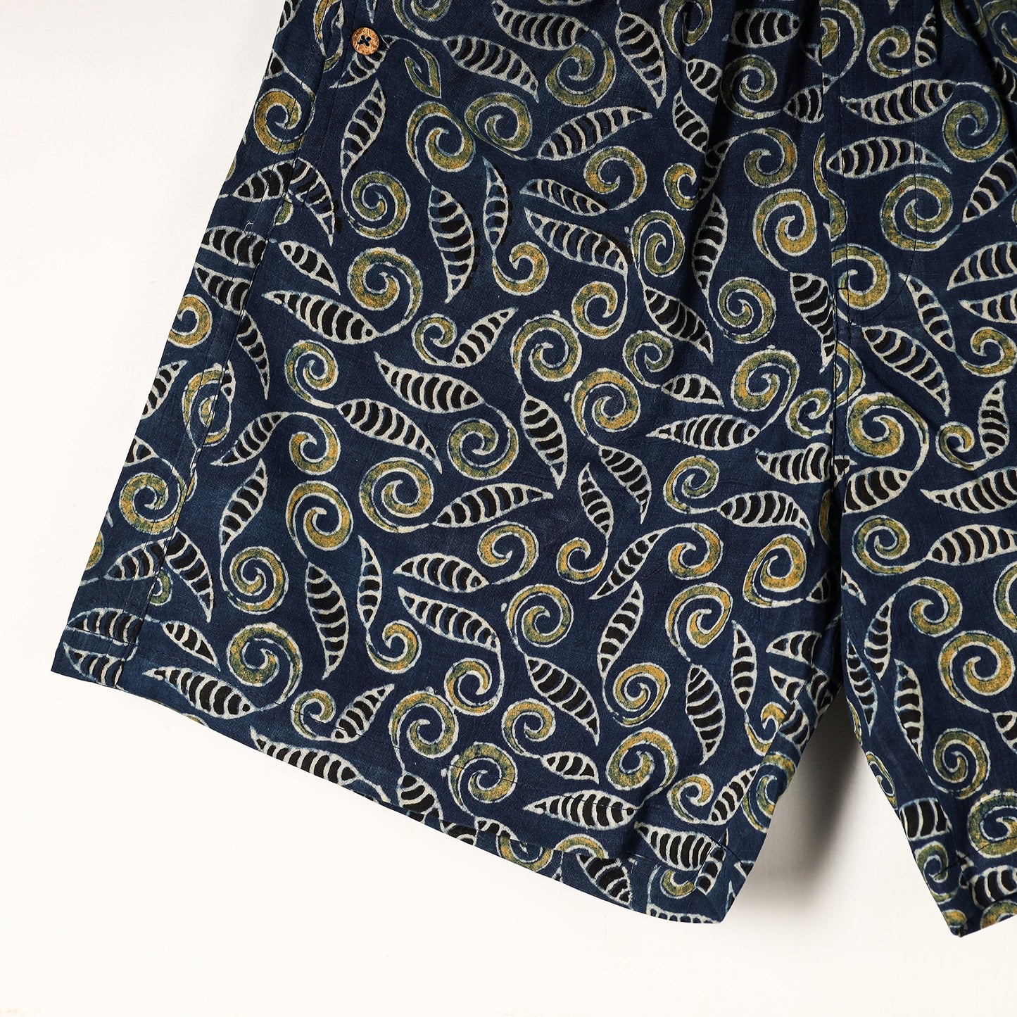  Ajrakh Block Printed Cotton Unisex Boxer/Shorts 