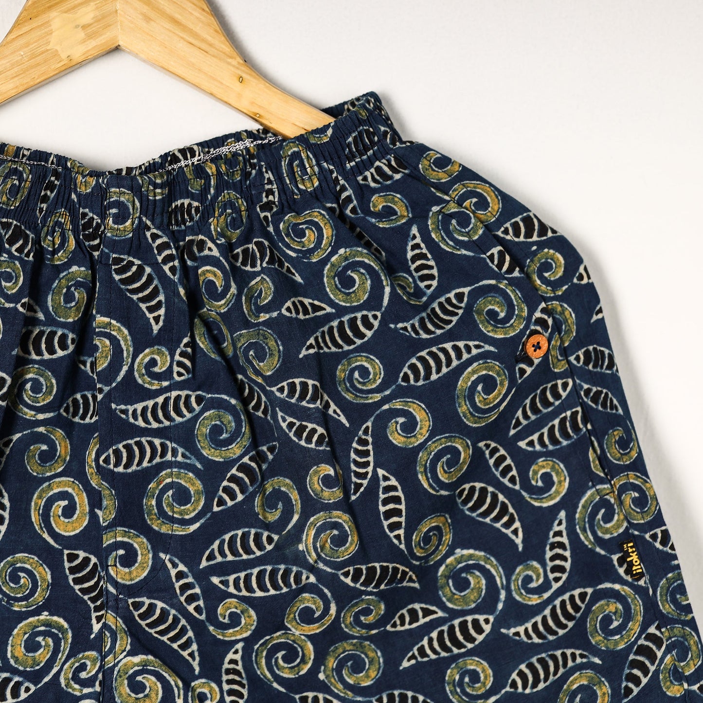  Ajrakh Block Printed Cotton Unisex Boxer/Shorts 