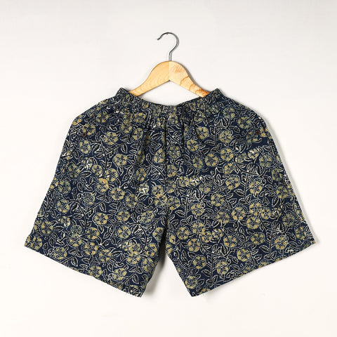 Buy Ajrakh Block Printed Cotton Unisex Boxer/Shorts Online at iTokri.com
