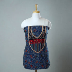  Block Print Cotton Ajrakh Kurta Material 