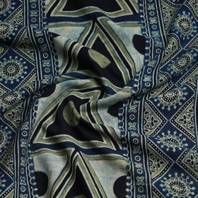 Buy Ajrakh Block Printed Cotton Kurta Material - 3 meter Online at iTokri.com