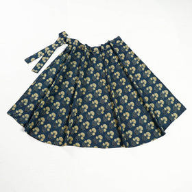  Ajrakh Block Printed Cotton Wrap Around Skirt Online l iTokri.com