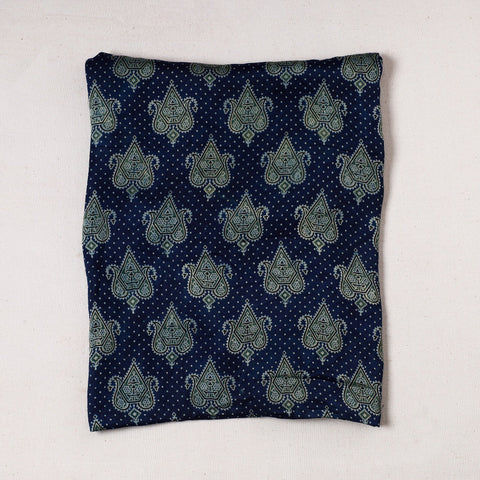  Ajrakh Block Printed Modal Silk Precut fabric 