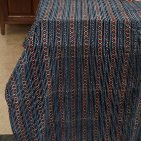  Ajrakh Block Printed Patchwork Cotton Double Bed Cover with Pillow Covers 