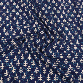 Blue - pure cotton double indigo bagru bed cover set 04