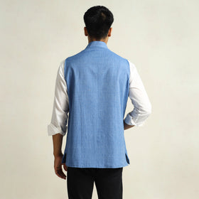 Buy Pure Cotton Handloom Men Nehru Jacket 06 Online at iTokri.com