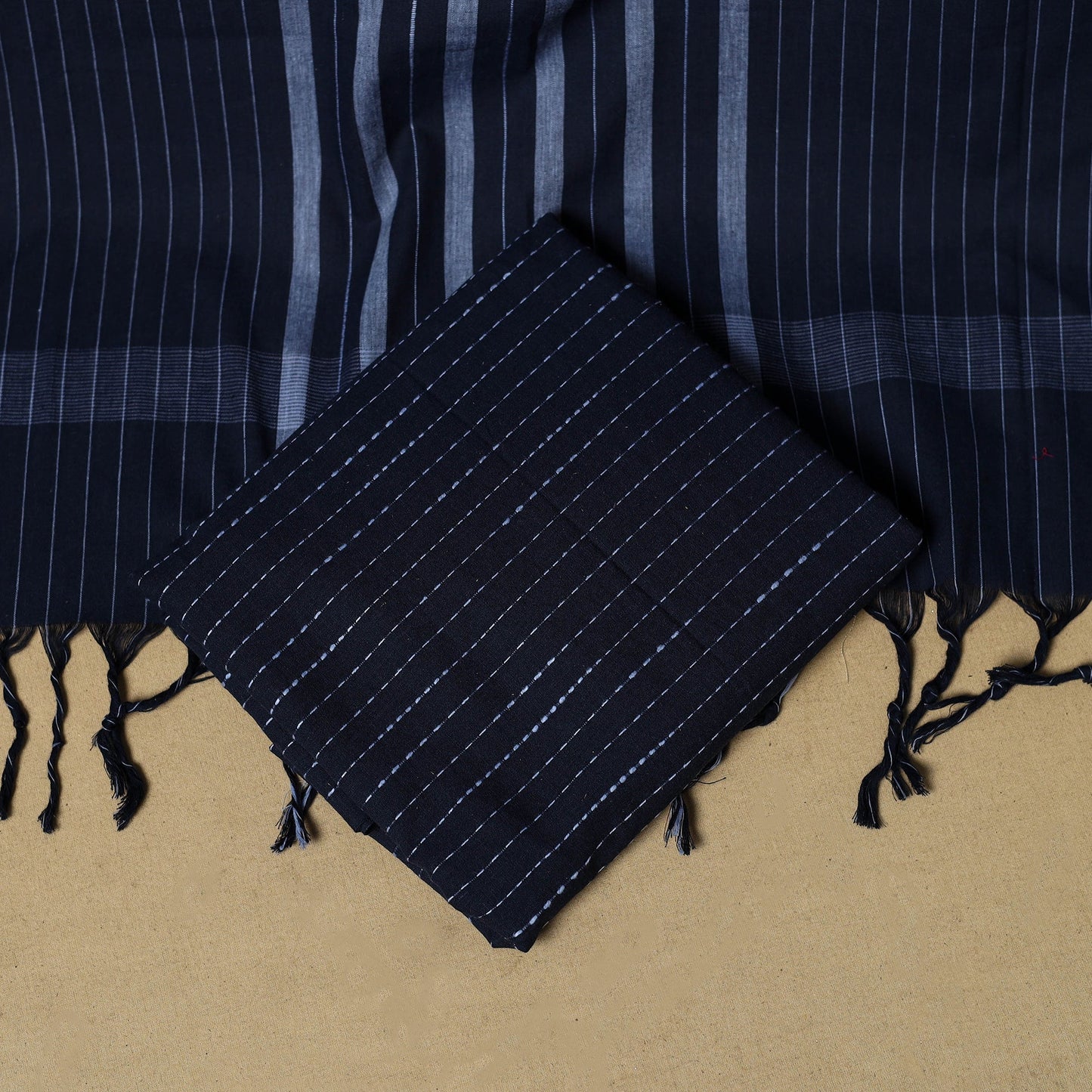 Pure cotton jacquard 3pc unstitched dress material 08