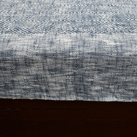 Blue - pure handloom cotton double bed cover from bijnor 03