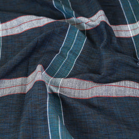 Buy Blue Pure Handloom Double Cotton Bed Sheet 