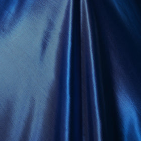 Blue - pure mashru silk plain fabric (width - 46 in) 02