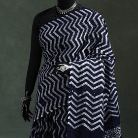 Pure mul cotton hand block batik print saree 38