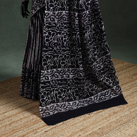 Pure mul cotton hand block batik print saree 50