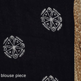 Pure mul cotton hand block batik print saree 86