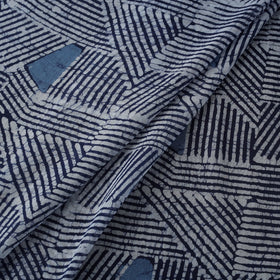 Pure mul cotton kutch hand batik fabric 01 - handcrafted