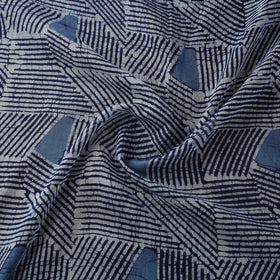 Pure mul cotton kutch hand batik fabric 01 - handcrafted