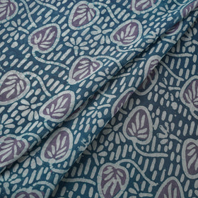 Pure mul cotton kutch hand block batik print fabric 05
