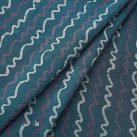 Pure mul cotton kutch hand block batik print fabric 07