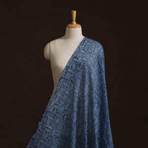 Pure mul cotton kutch hand block batik print fabric 11