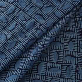 Pure mul cotton kutch hand block batik print fabric 11
