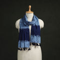 Pure mul cotton kutch hand block batik print stole