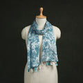 Pure mul cotton kutch hand block batik print stole