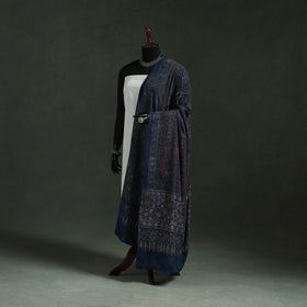 Blue - pure mul cotton kutch hand block print natural dyed