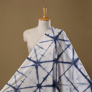 Pure mul cotton tie-dye shibori fabric 06 - handcrafted