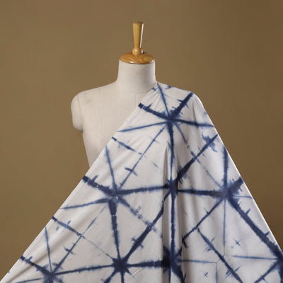 Pure mul cotton tie-dye shibori fabric 06 - handcrafted