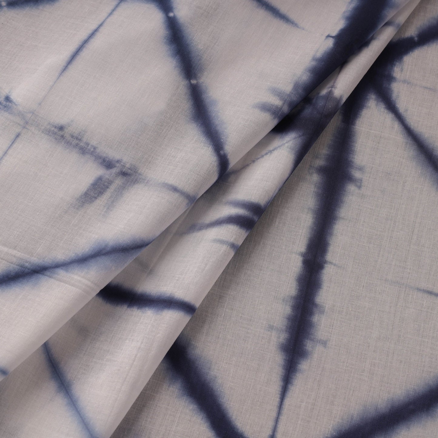 Pure mul cotton tie-dye shibori fabric 06 - handcrafted