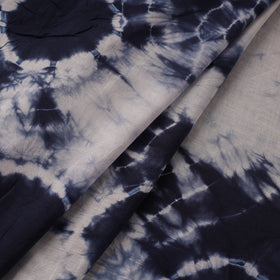 Pure mul cotton tie-dye shibori fabric 14 - handcrafted